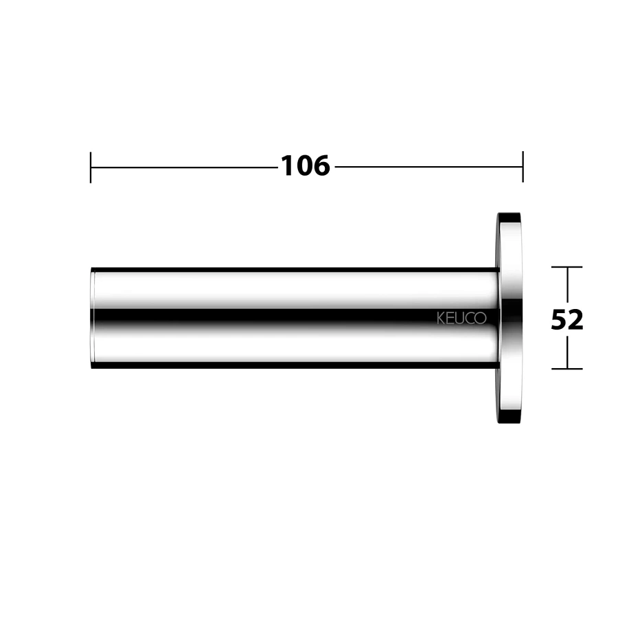 Держатель запасного рулона туалетной бумаги Keuco Reva 12863010000 хром