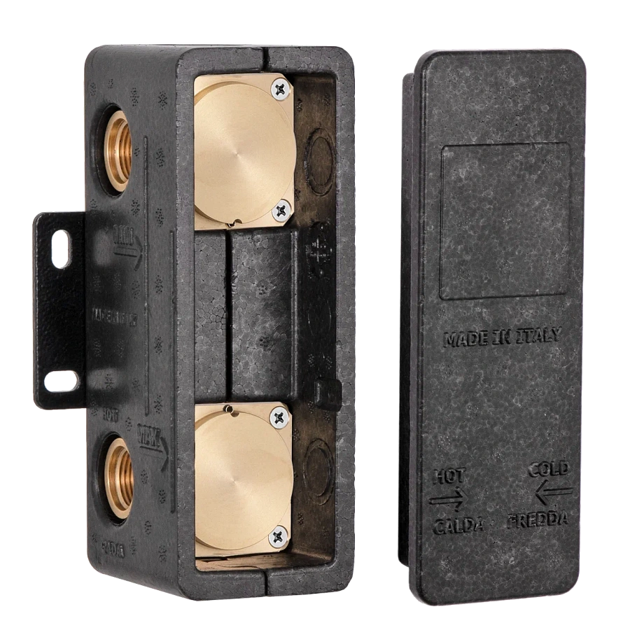 Скрытая часть на 2 выхода Remer RRBOX92