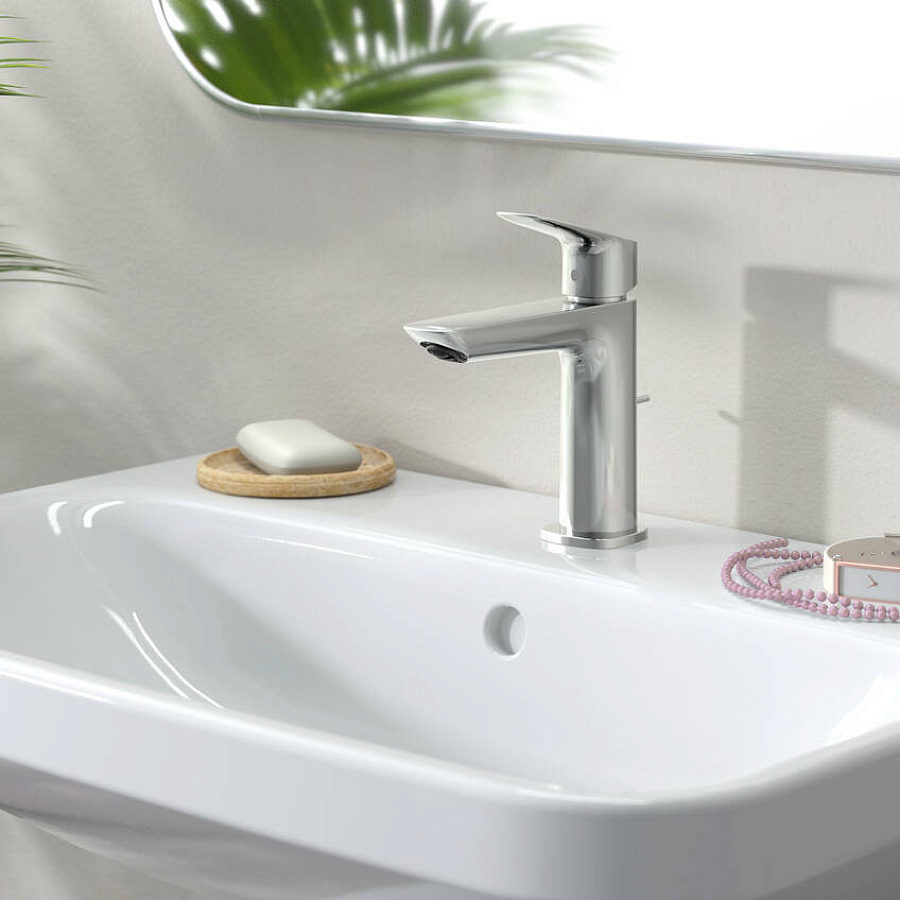 Cмеситель для умывальника Hansgrohe Logis Fine 110 click-clack хром, , 71252000