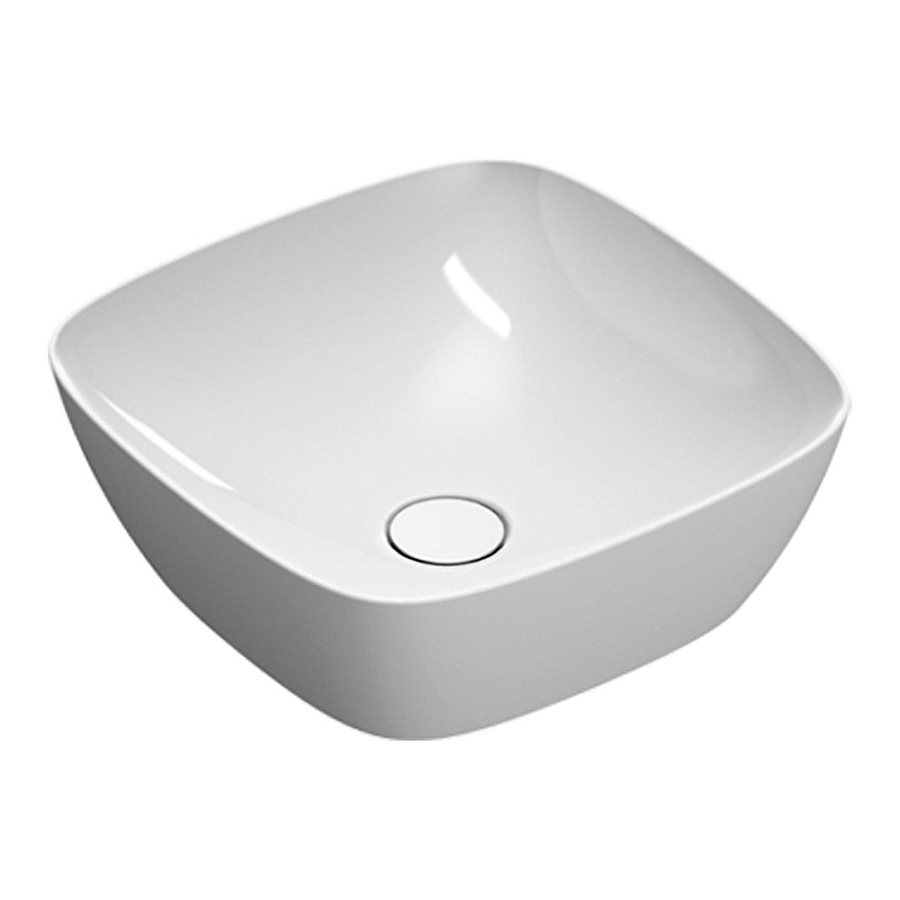 Умывальник накладной Catalano Alvea 0622400001 белый 40*40