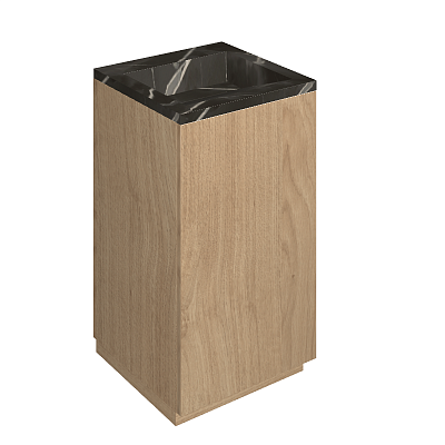 Раковина из керамогранита ITALON HOME Cube Air 50 Wood