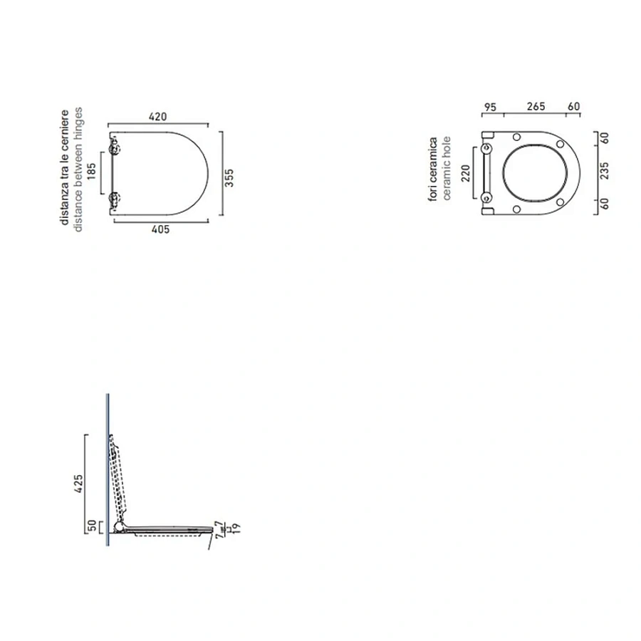 Крышка-сиденье Catalano Zero 151200001 с микролифтом, тонкое, белый глянец