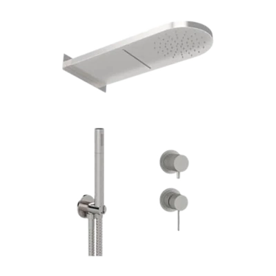 Душевая система Remer X Style INOX SSX93PS02MMCA, нерж. сталь