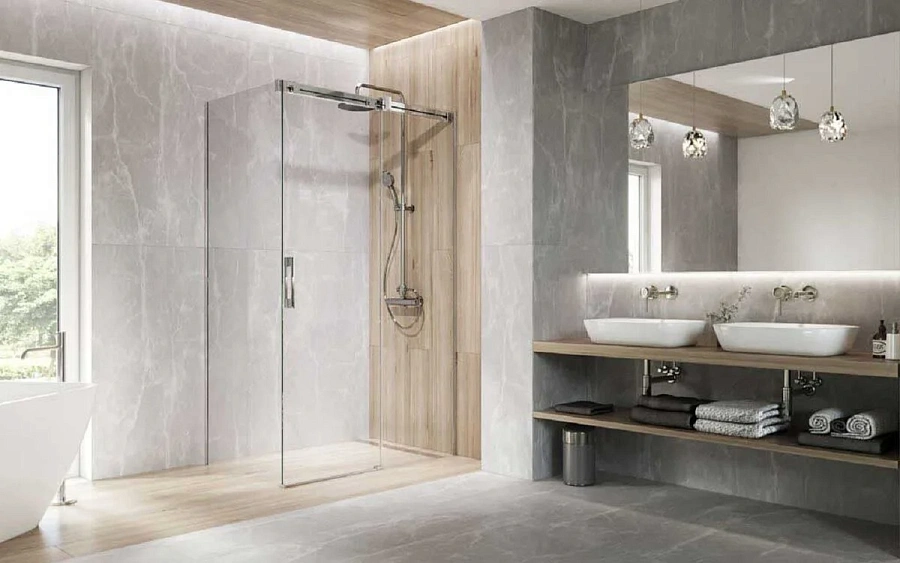 Душевая дверь Radaway Espera Pro KDJ 735, 73.5 х 200 см, стекло прозрачное, профиль хром, правая, 10090140-01-01R