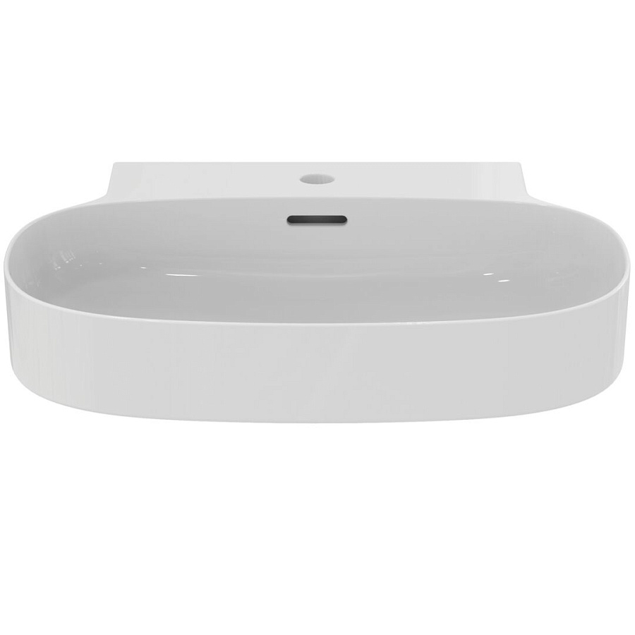 Раковина Ideal Standard Atelier Linda-X 60x50 см T498301 с переливом, шлифованный низ, белый глянцевый