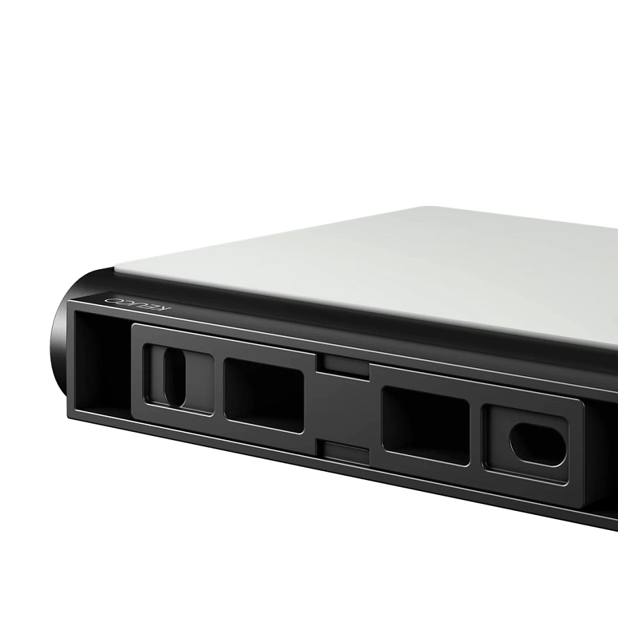 Держатель туалетной бумаги с полочкой Keuco Plan 14973370000 черный матовый