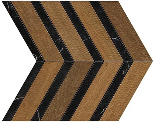 Мозаика Heartwood Brandy Marble Chevron 29,4x28,7