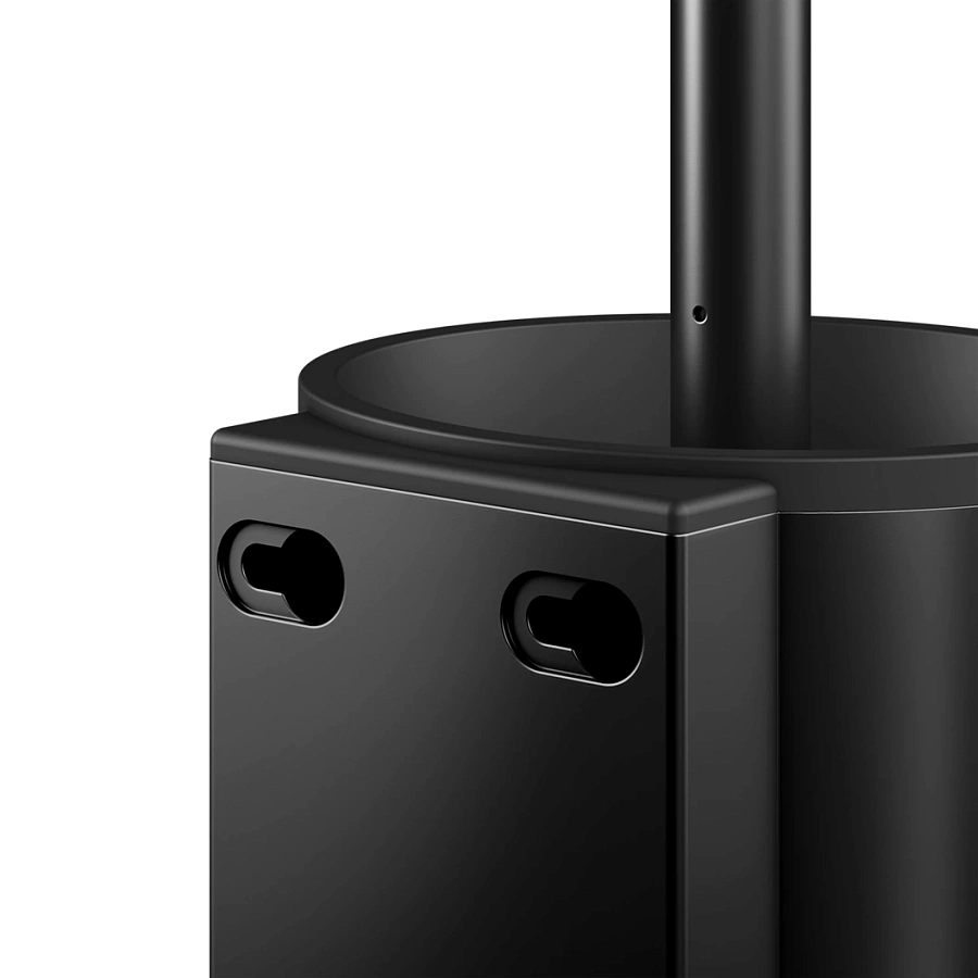 Туалетный гарнитур Keuco Plan 14972370200 черный матовый / черный