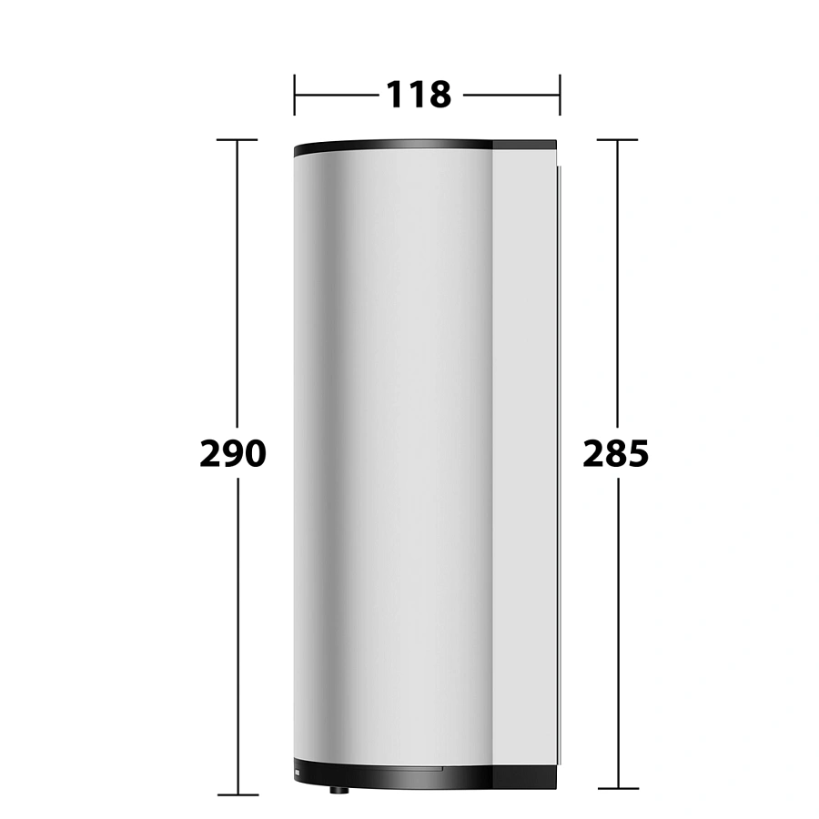 Сенсорный дозатор для пенного мыла Keuco Plan 14986170137 алюминий анодированный / черный