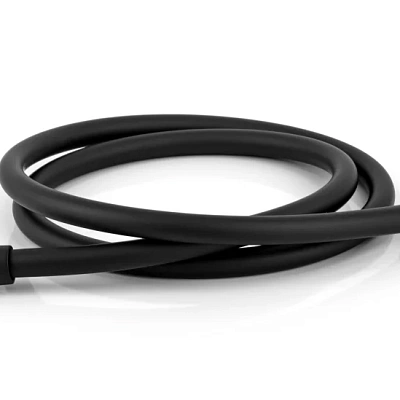 Шланг для душа ПВХ 150 см Remer 332CN2G150NO, черный матовый