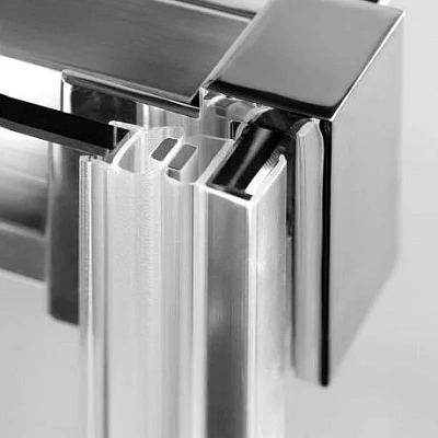 Душевая дверь Radaway Espera KDJ, DWJ 595 L, 59.5 х 200 см, стекло прозрачное, профиль хром, левая, 380595-01L