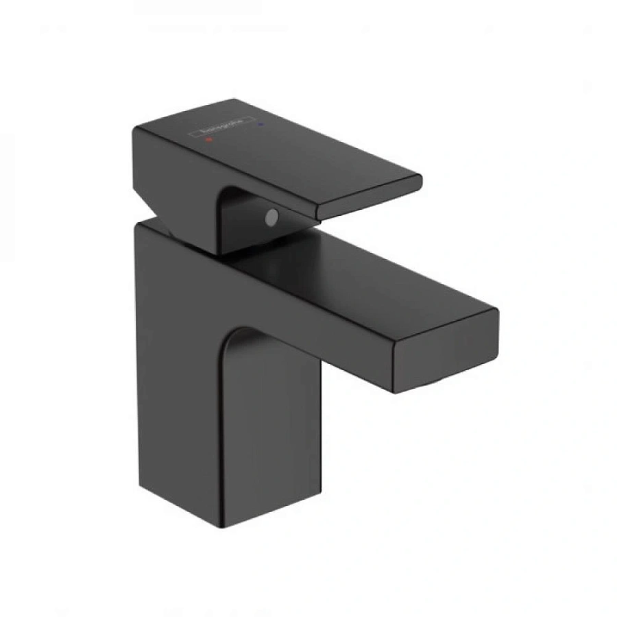 Смеситель для умывальника Hansgrohe HG Vernis Shape 71560670 с донным клапаном, матовый черный