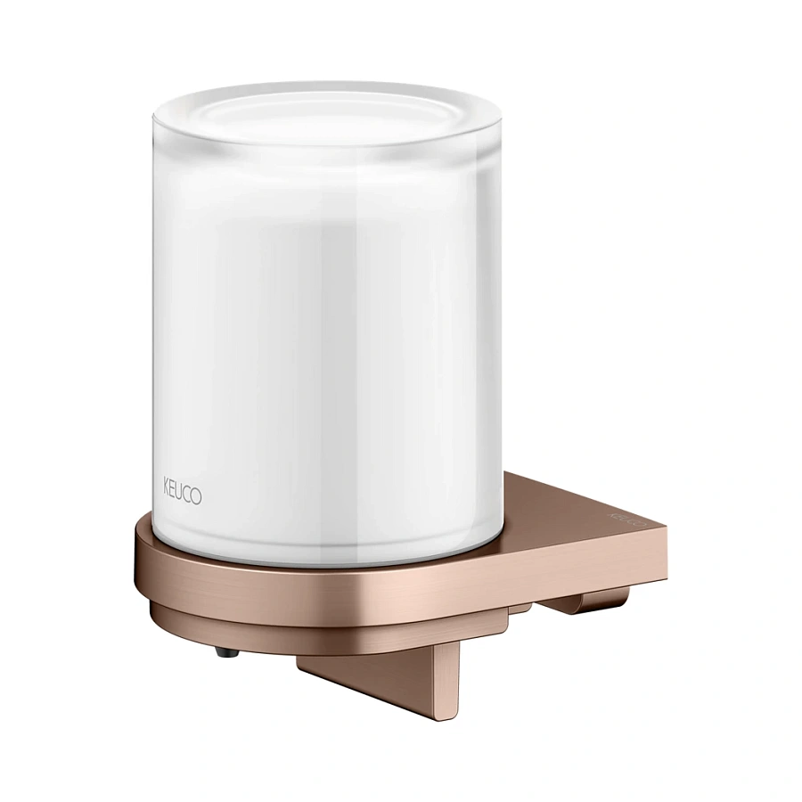 Дозатор для мыла со съёмным стаканом для жидкого мыла Keuco Moll 12752299000 красное золото шлифованное