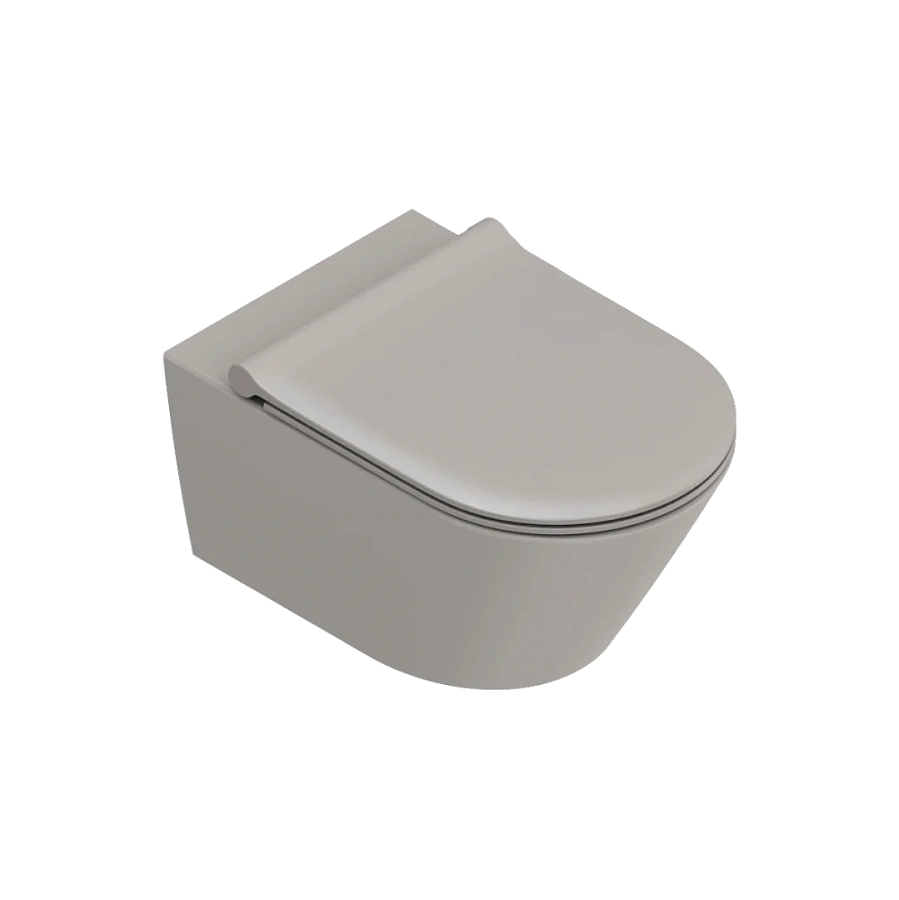 Унитаз подвесной Catalano Zero 55х35, цемент матовый, торнадо, арт.1111550023