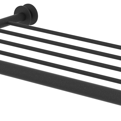 ПОЛКА прямая 4П (L - 370 мм) н/ж для ДР "СУНЕРЖА" (МУАР Темный Титан (РЕ-64)), арт.15-2012-4370