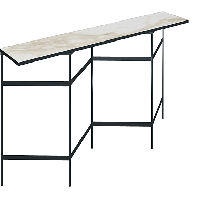 Книжный стеллаж со столешницей из керамогранита Italon Home TRINITY 150х30