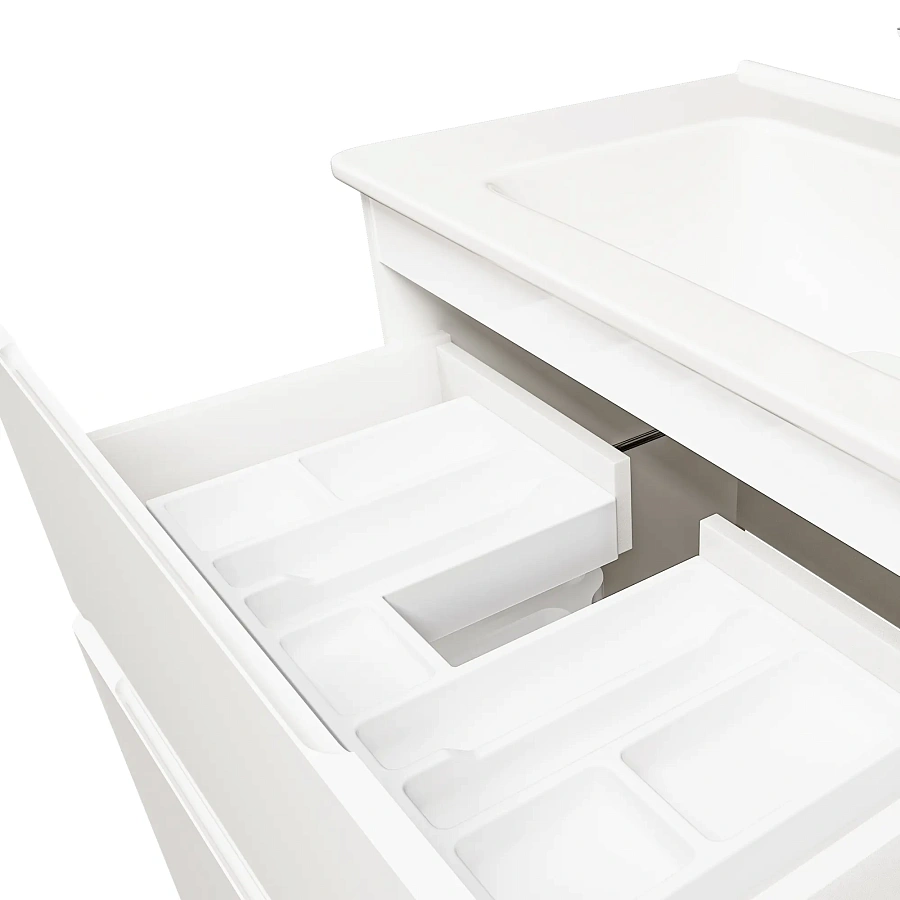 Тумба под раковину напольная Jorno ChiLu.01.70/N/W/JR 71см цвет белый