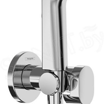Душевая гигиеническая лейка Hansgrohe Bidette 1jet S EcoSmart+, шланг 125 см, хром, 29234000