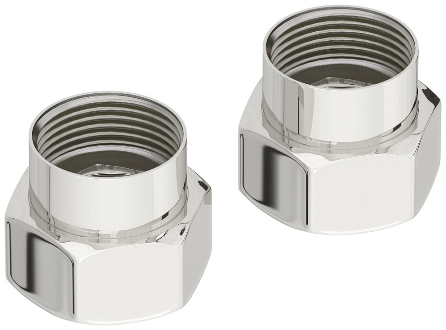 Комплект фитингов Стилье прямой (G 1" НГ х G 3/4" ВР) / 2 шт.