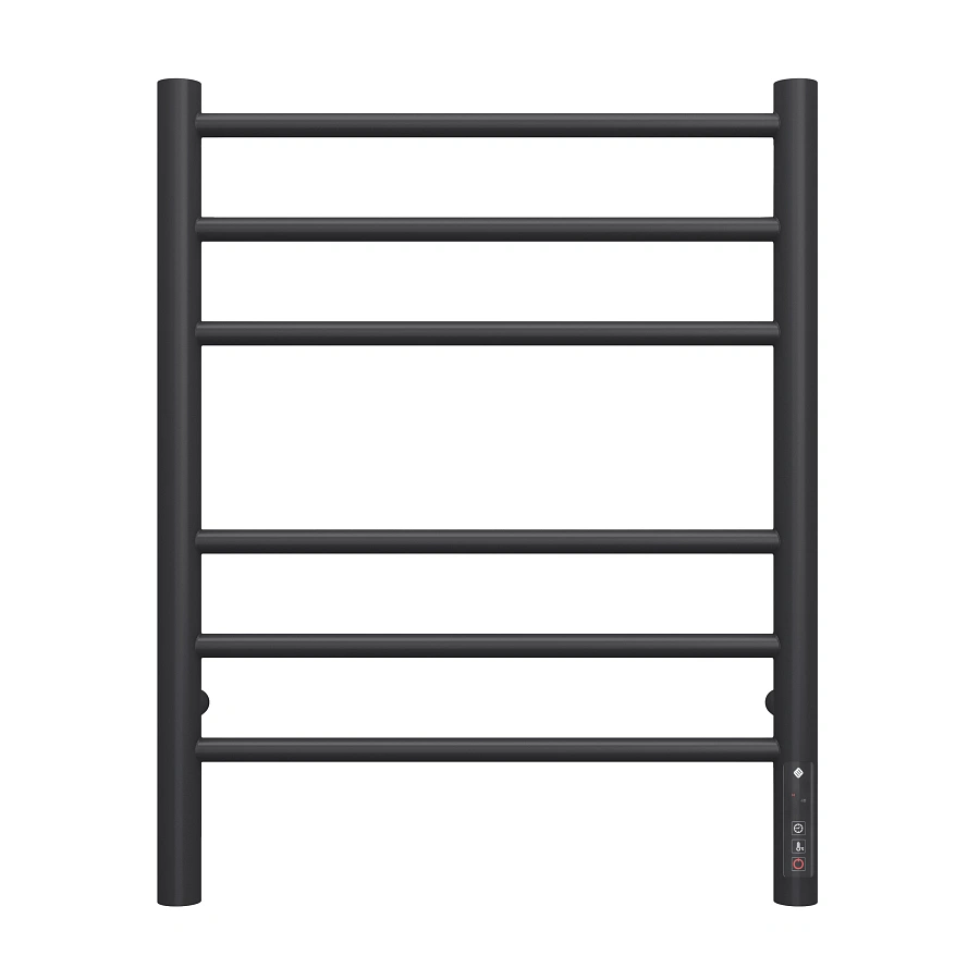 Аврора П6 450х600 электро КС 9005 матовый ( new встроен диммер) Полотенцесушитель TERMINUS, арт.4670078527479