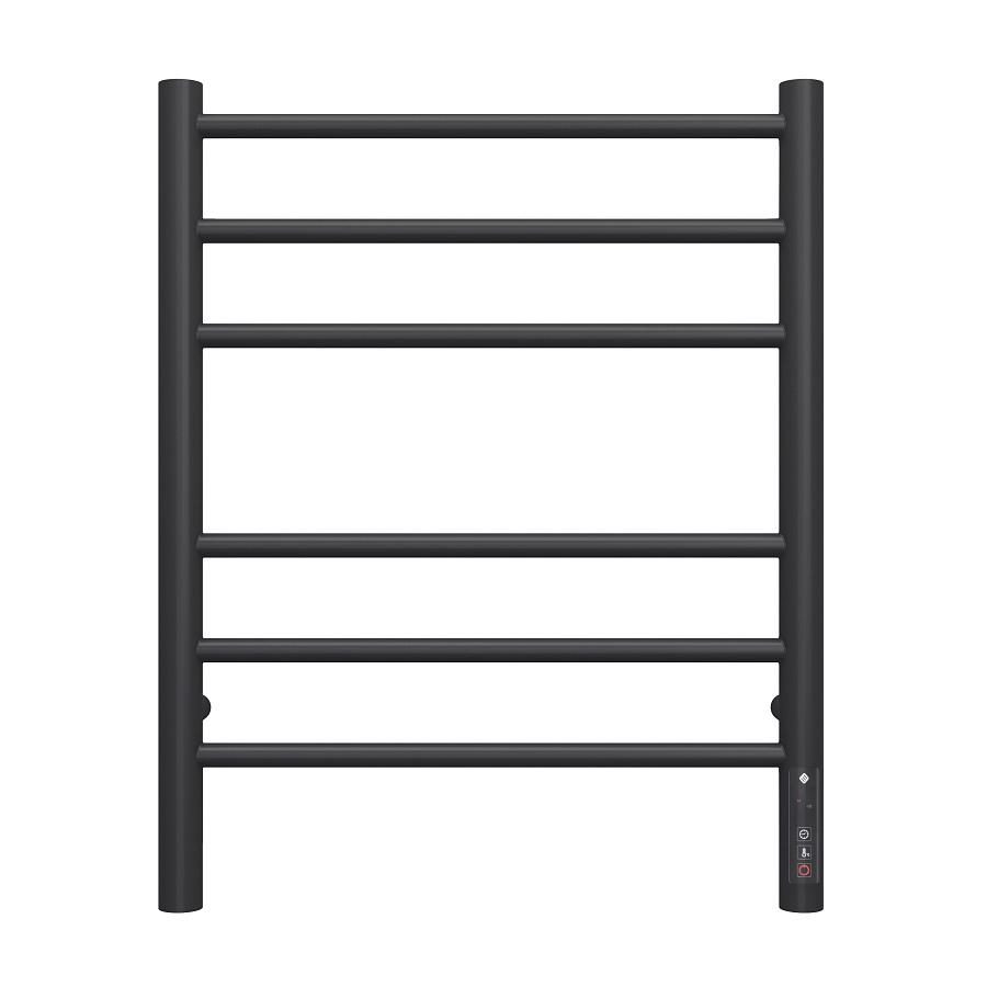 Аврора П6 450х600 электро КС 9005 матовый ( new встроен диммер) Полотенцесушитель TERMINUS, арт.4670078527479