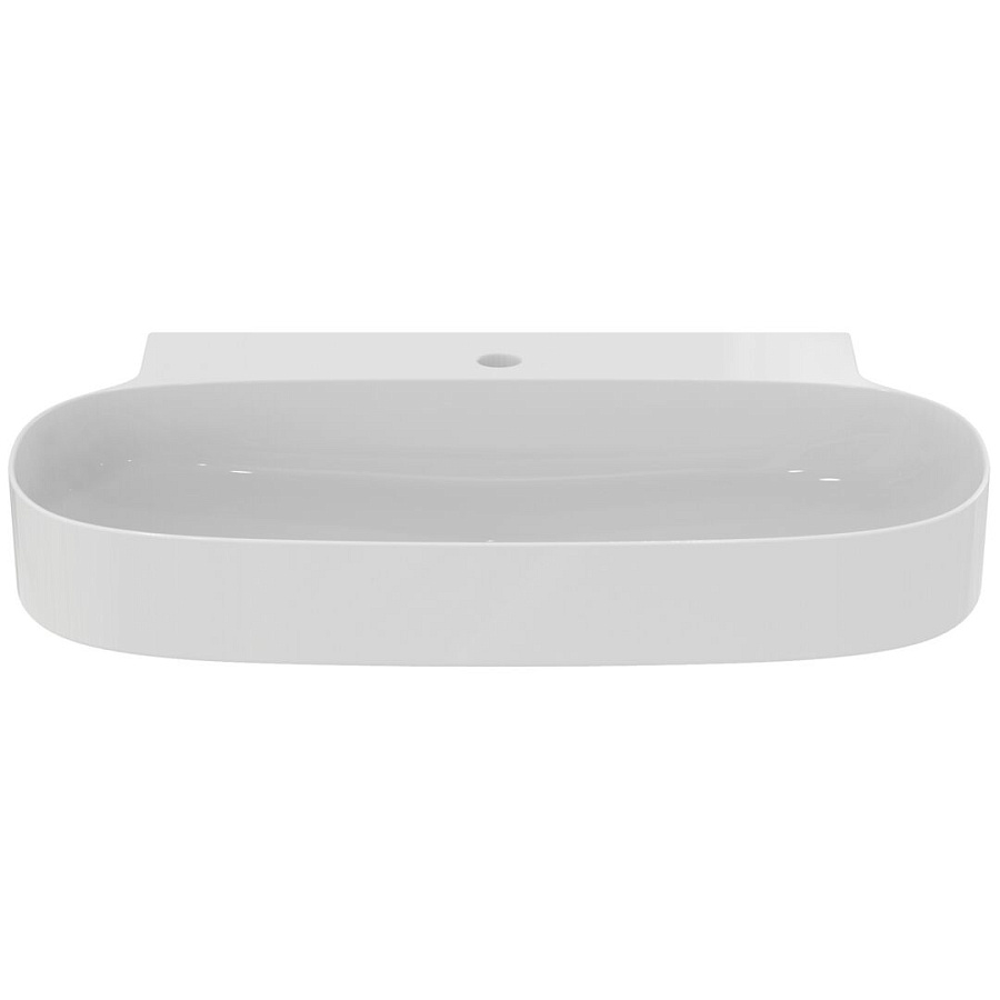 Раковина Ideal Standard Atelier Linda-X 75x50 см T4991V1 без перелива, шлифованный низ, белый матовый