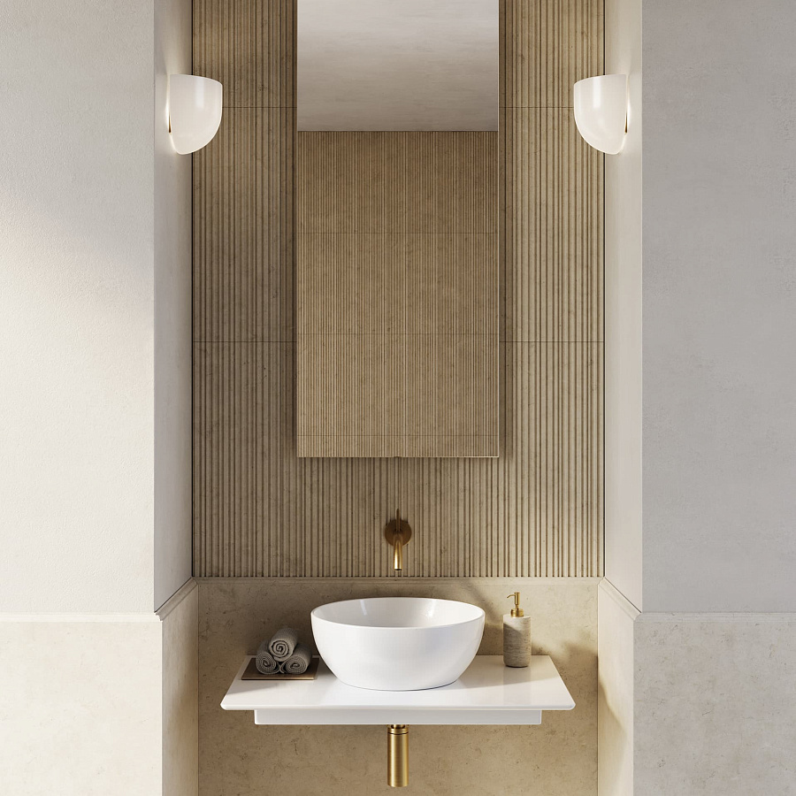 Накладная раковина Catalano Green 40х40, арт.0423400001. белый глянцевый