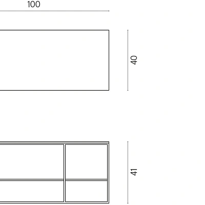 Журнальный столик со столешницей из керамогранита Italon Home SQUARE 100