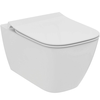 Унитаз подвесной Ideal Standard I.Life B  с тонким сиденьем Soft-Close T461401+T500301