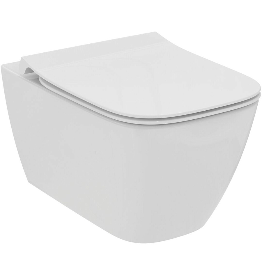 Унитаз подвесной Ideal Standard I.Life B  с тонким сиденьем Soft-Close T461401+T500301