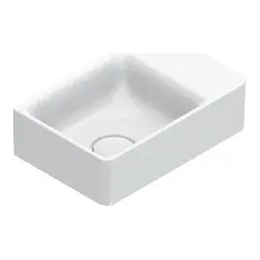 Умывальник асимметричный чаша слева Catalano Elice 0420390001 белый 35*23