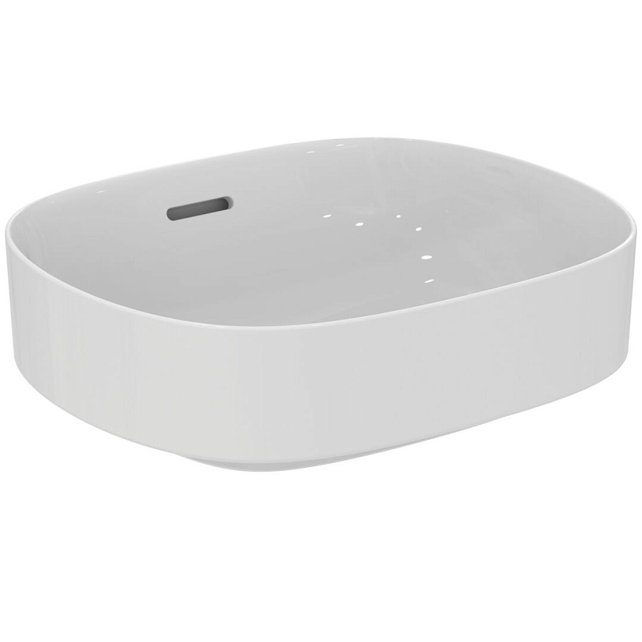 Раковина-чаша Ideal Standard Atelier Linda-X 45x38 см T439901 с переливом, белый глянцевый