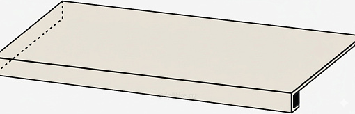 Ступень FOSSIL PURE SCAL.33X120 ANG.SX / ФОССИЛ ПЬЮР СТУП.33X120 УГЛ.ЛЕВ