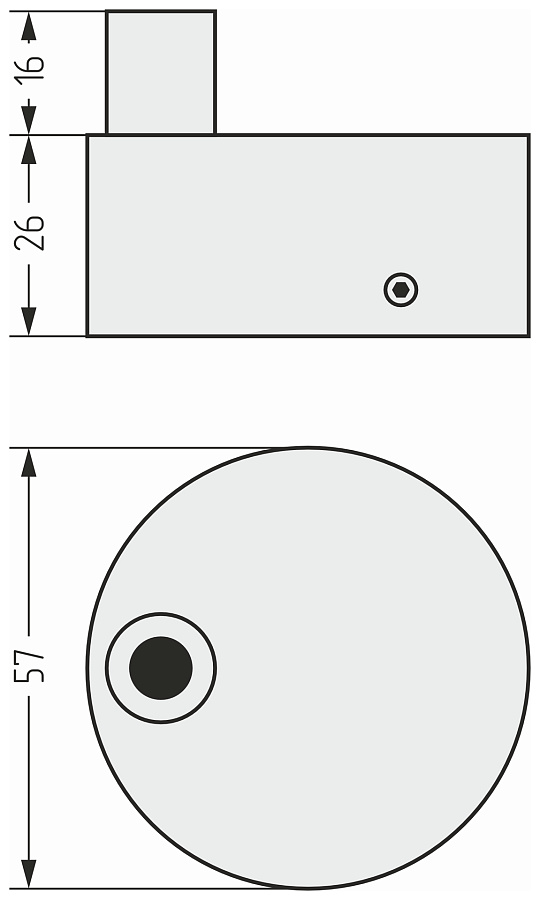 Короб скрытого подключения н/ж "СТИЛЬЕ" (Без покрытия), арт.00100-0500