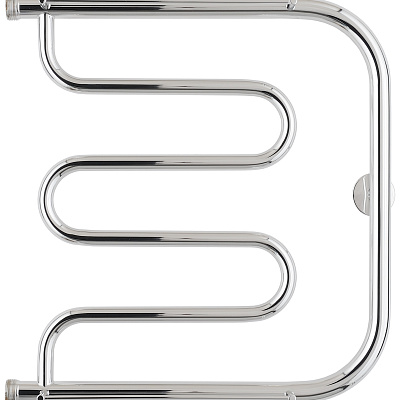 Водяной полотенцесушитель Стилье Тандем 2 полки 500х500 резьба-сгон 1", Без покрытия, арт.00016-5050