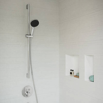 Шланговое подсоединение Hansgrohe FixFit E, хром, 27454000