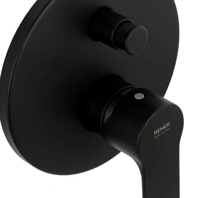 Душевая система Remer Energy EY09S02MD25NOVB, черный матовый