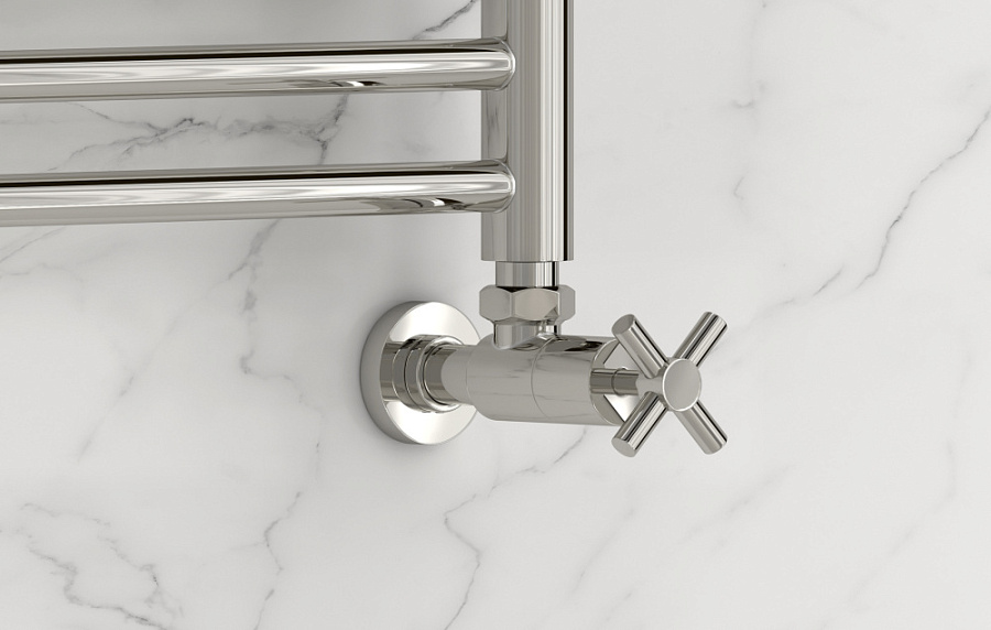 Вентиль Сунержа угловой крест (G 1/2" НР х G 1/2" НР)