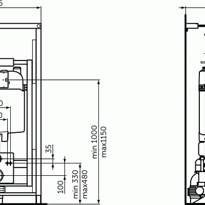 Система инсталляции для унитазов Ideal Standard Prosys Comfort R0145A6