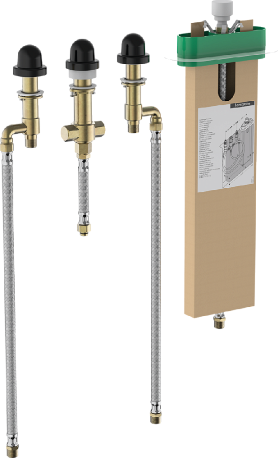 Скрытая часть смесителя край ванны Hansgrohe sBox, 13440180