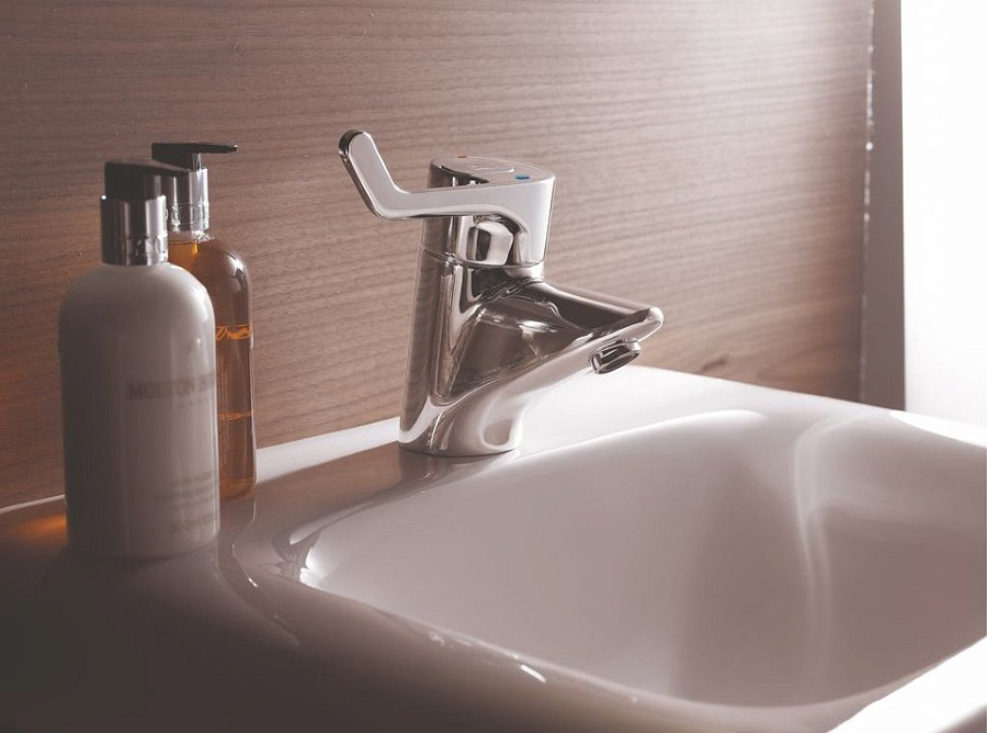 Смеситель Ideal Standard Ceraplus Sequential термостатический для раковины, без донного клапана, хром, A4091AA