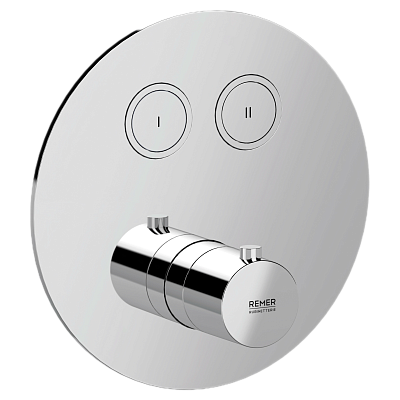 Смеситель термостатический для душа Remer X Style X99D2KB, хром
