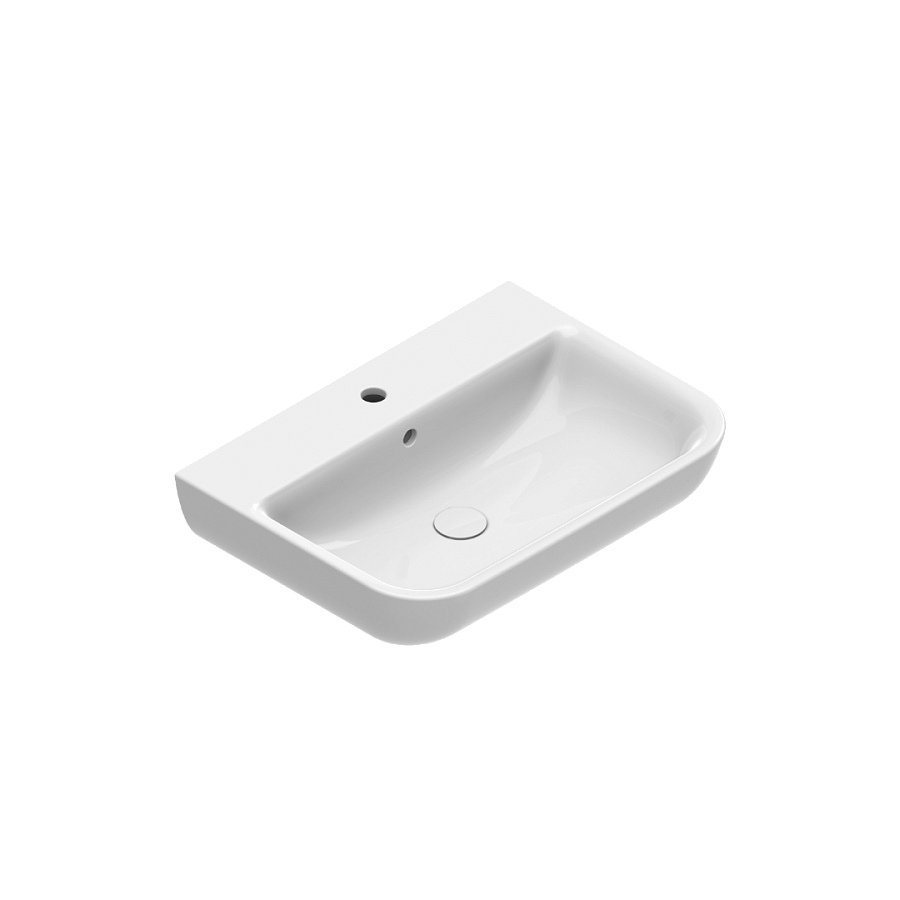 Раковина Catalano Italy 65х48, арт.0720651001, с 1 отв. под смеситель, белый глянцевый