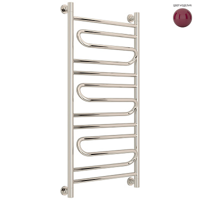 Водяной полотенцесушитель Сунержа Элегия+ 1000х500, RAL 4004 Бордово-фиолетовый, арт.4004-0205-1050