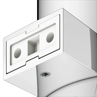 Туалетный гарнитур c крышкой Keuco Moll 12769010101 хром / антрацит