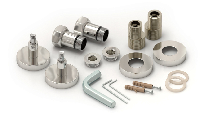 Водяной полотенцесушитель Сунержа Канцлер 1000х500, Без покрытия, арт.00-0254-1050