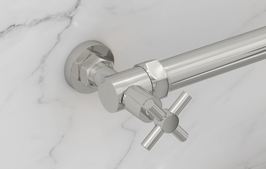 Вентиль угловой н/ж "СУНЕРЖА" (крест) G 1" нар.р. / G 3/4" н. г. (Без покрытия), арт.00-1304-0134