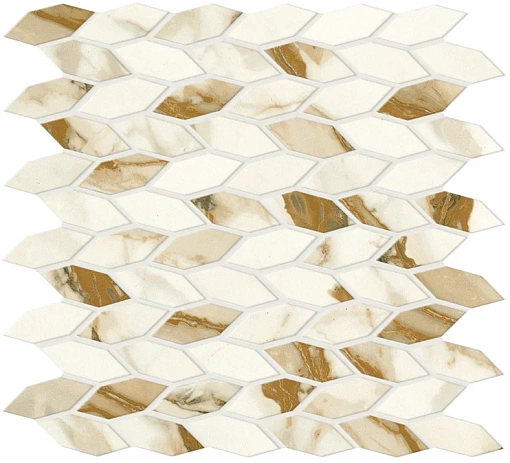 Мозаика Marvel Calacatta Imperiale Mos. Twist Silk