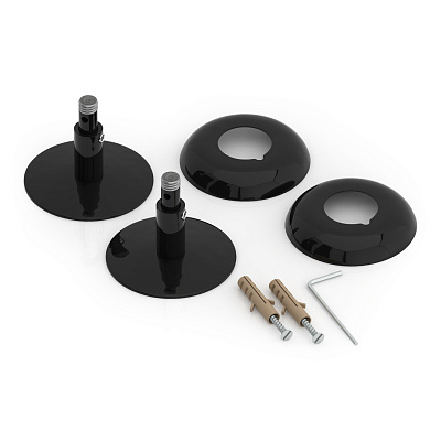 Водяной полотенцесушитель Стилье Версия-КН 600х500 (4) П 20х20, Чёрный, арт.17640-6050