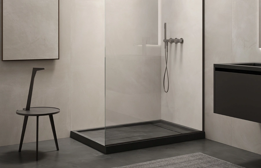 Душевой поддон из керамогранита ITALON HOME Diamond 80, арт.620820000001